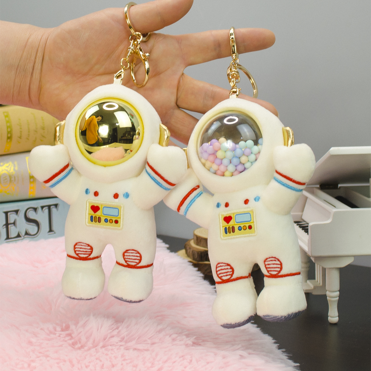 太空人系列钥匙扣毛绒玩具挂件